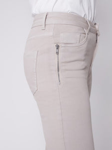 Zipper Pocket Skinny Leg Jean